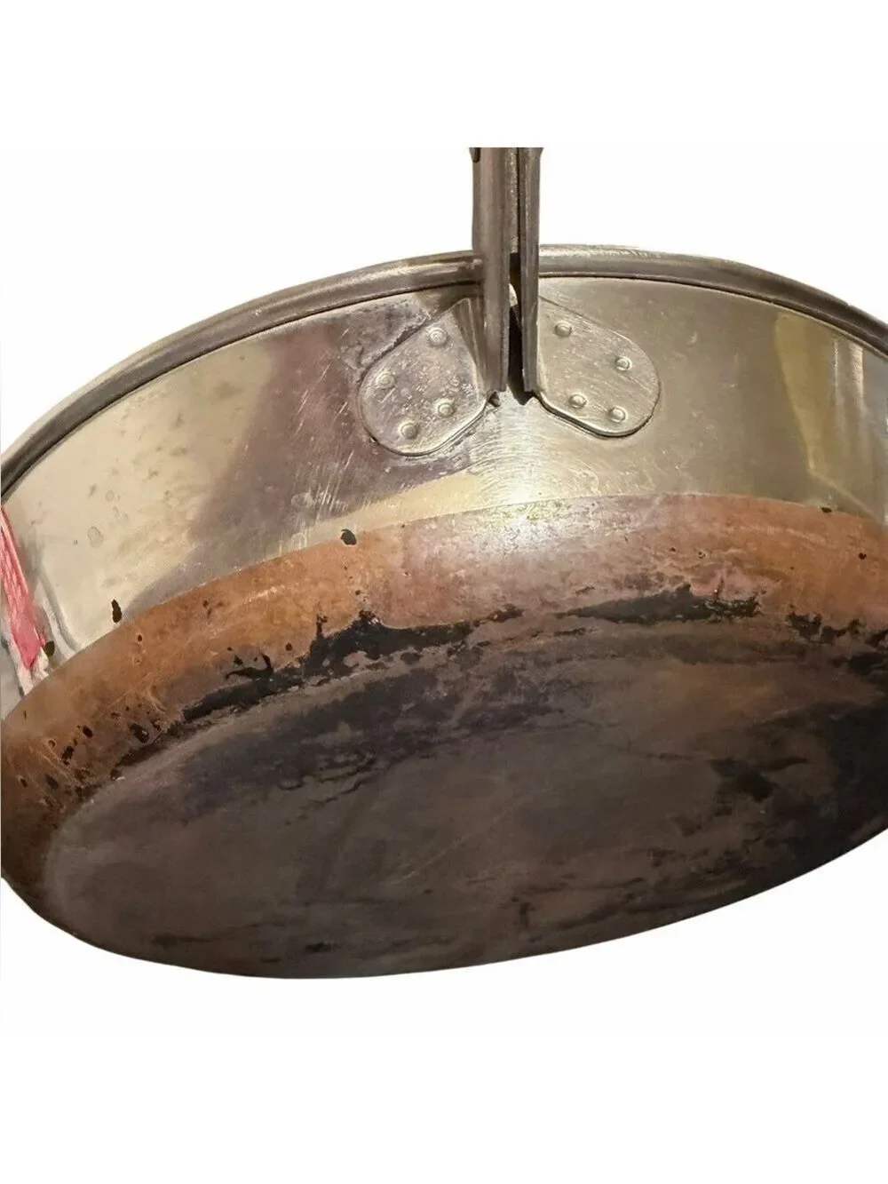 Vintage Revere Ware Copper Bottom 9 Inch Skillet